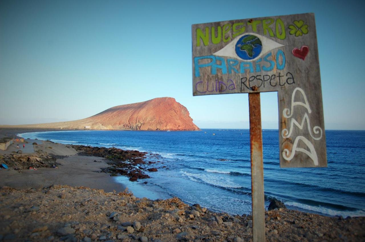 Paraiso La Tejita, Preciosa Terraza Y Playa Bagian luar foto